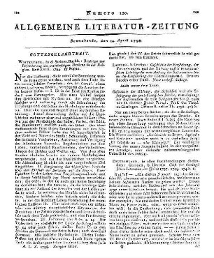 Geist der theologischen Literatur des Jahrs 1797. Gießen: Heyer 1798