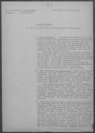 Botenheim: Inspektionsbericht 1944