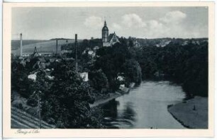Penig. Blick auf Penig