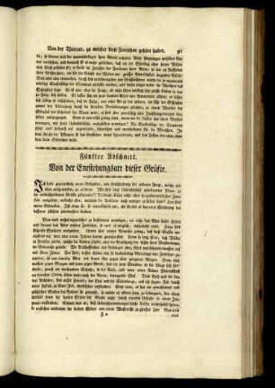 Fünfter Abschnitt. Von der Entstehungs-Art dieser Grüste