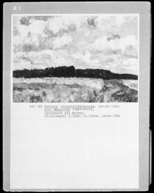 Landschaft mit Wolken