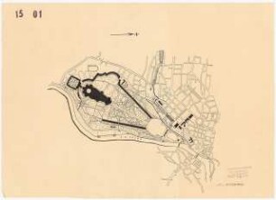 Bundesgartenschau 1955, Kassel: Gesamtplan 1:10000