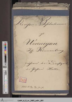Wennigsen: Visitationsakten