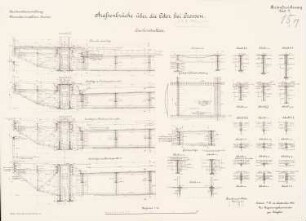 Straßenbrücke über die Oder, Crossen/Oder: Querkonstruktion: Schnitte 1:20