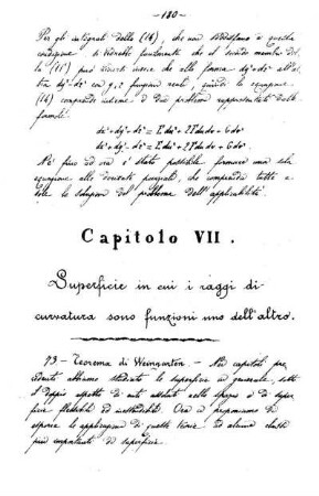 Capitolo VII. Superficie ...
