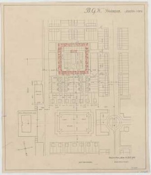 Fischer, Theodor; München; Bayerische Geschützwerke - "B.G.W. Freimann" (Lageplan)
