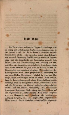 Zur Diagnose der sarcomatösen Geschwülste : Inaug. diss. Mit ein. lith. Taf.