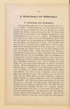 D. Beschreibungen und Schilderungen