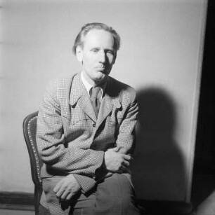 Porträtaufnahmen des Komponisten Kurt Schwaen : Porträt von Kurt Schwaen