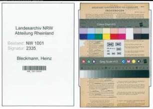 Entnazifizierung Heinz Bleckmann, geb. 07.11.1908 (Friseur)