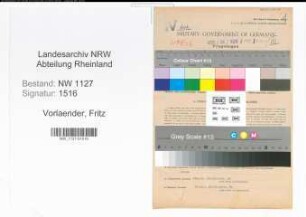 Entnazifizierung Fritz Vorlaender , geb. 20.01.1893 (Druckereibesitzer)