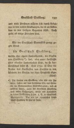 Grafschaft Stollberg