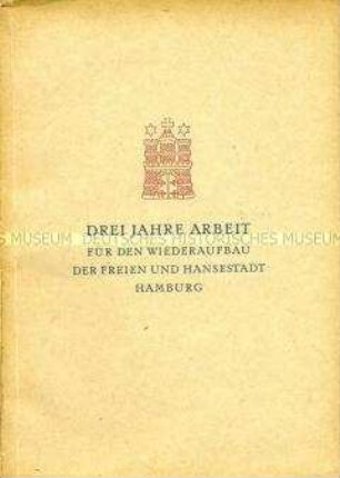 Informationsschrift über den Wiederaufbau von Hamburg