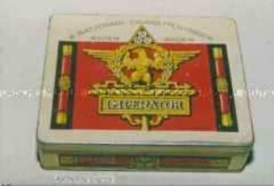 Blechdose für 100 Stück CIGARETTEN "IMPERATOR" A. BATSCHARI BADEN-BADEN