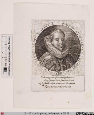 Bildnis Philipp (Felipe) III., König von Spanien (reg. 1598-1621)
