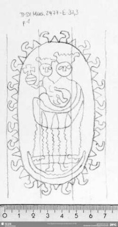 W-Dl-587 Madonna mit Jesuskind / "CN"