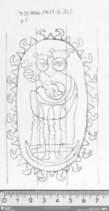 W-Dl-587 Madonna mit Jesuskind / "CN"