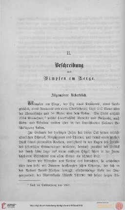 Beschreibung von Wimpfen am Berge