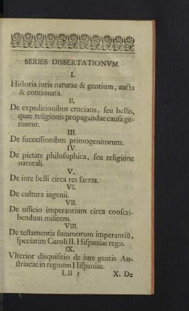 Series dissertationum.