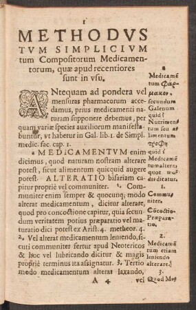 Methodus Simplicum tum Compositorum Medicamentorum, quae apud recentiores sunt in usu.