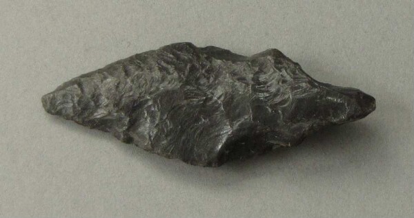 Arrowhead made from obsidian