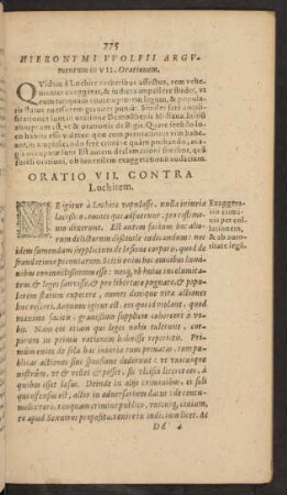 Oratio VII. Contra Lochitem.