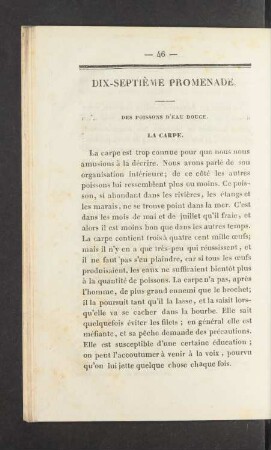 Dix-septième promenade. [Dix-huitième promenade.]