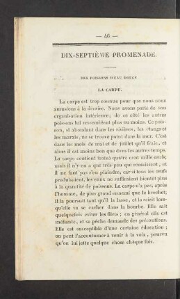Dix-septième promenade. [Dix-huitième promenade.]