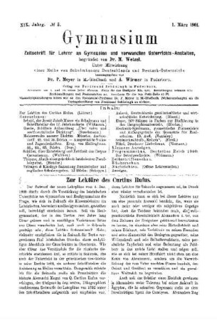 Zur Lektüre des Curtius Rufus