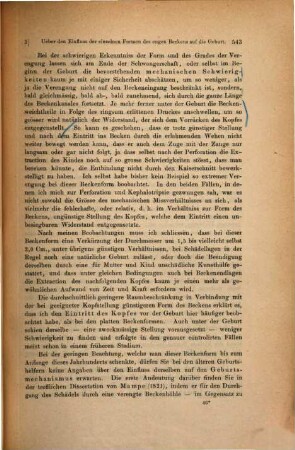 Über den Einfluss der einzelnen Formen des engen Beckens auf die Geburt