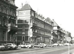 Dresden-Pieschen, Großenhainer Straße 145 und 147. Wohnhäuser mit Läden (um 1900)