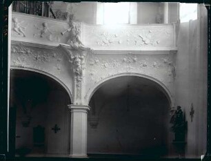 katholische Pfarrkirche; Orgelempore-Stuck