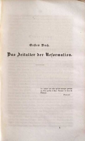 Geschichte der Romantik in dem Zeitalter der Reformation und der Revolution : Studien zur Philosophie der Geschichte, 1. (1848). - XXIV, 440 S.