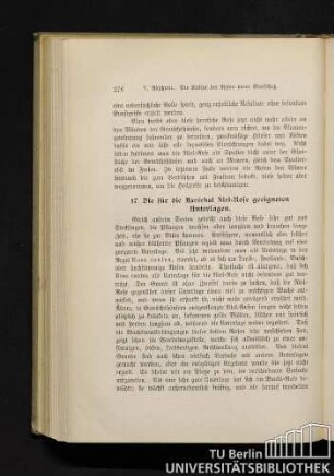 17. Die für die Maréchal Niel-Rose geeigneten Unterlagen.