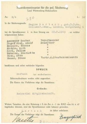Bartsch, Regine