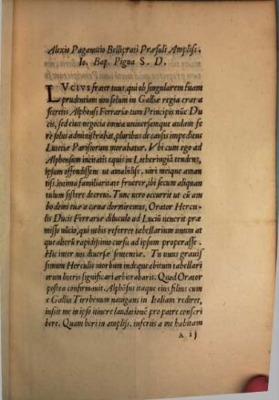 Oratio in funere Herculis II. Ducis Ferrariae