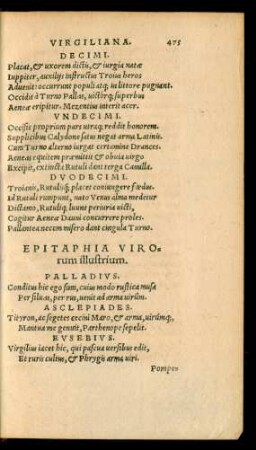 Epitaphia Virorum illustrium.