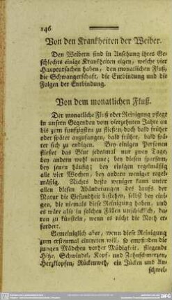 Von den Krankheiten der Weiber