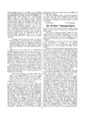 Der Görlitzer Philologen-Verein