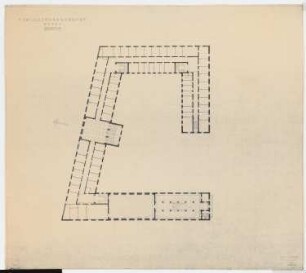 Schloss Posen, Posen Erweiterungsbau: Grundriss OG 1:200