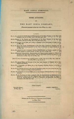 Home Accounts of the E. J. Company