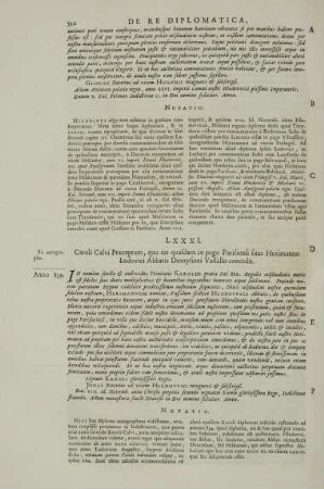 LXXXI. Caroli Calvi Praeceptum, quo res quasdam in pago Parisiensi sitas Herimanno Ludovici Abbatis Dionysiani Vassallo concedit.