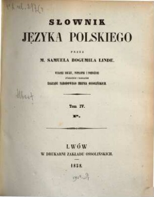 Słownik języka polskiego. 4, P