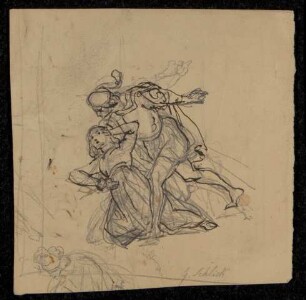 Faust bei Gretchen im Kerker / Faust und Mephisto bei Gretchen im Kerker