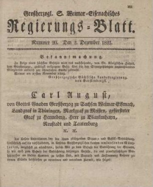 Nr. 20 : 2. Dezember 1823