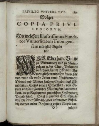 Copia Privilegiorum