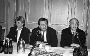 Freiburg im Breisgau: Landtagswahlkampf mit Dieter Spöri, Günter Schrempp und Rolf Böhme