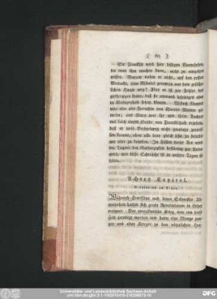 Achtes Kapitel. Revolution zu Ether.