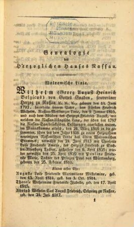 Staats- und Adreß-Handbuch des Herzogthums Nassau. 1836