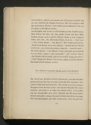 Der Stilzel täuscht einen ganz Gescheiten
